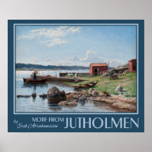 Abrahamsson’s ”Motif from Jutholmen” art poster