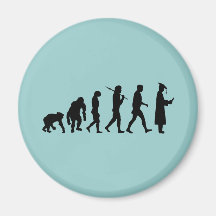 Abschlussacademics-graduierte Evolutions-Universit Kühlschrankmagnete