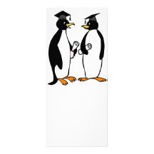 Abschlusspenguins-Cartoon Personalisierte Ankündigungen