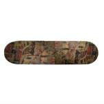 Abschnitt der Tapisserie Skateboardbretter