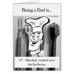 Absolute Kontrolle über dem Grill Grußkarte