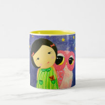 Abstand zwischen Herzen Kaffee Tasse