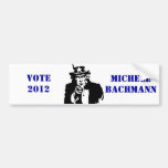 ABSTIMMUNG MICHELE BACHMANN 2012 AUTO STICKER