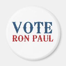 ABSTIMMUNG RON PAUL 2012 KÜHLSCHRANKMAGNETE