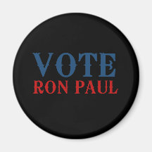ABSTIMMUNG RON PAUL 2012 KÜHLSCHRANKMAGNETE