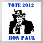 ABSTIMMUNG RON PAUL 2012 PLAKATE