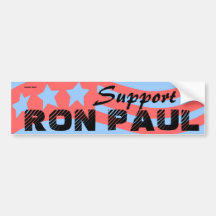 Abstimmung Ron Paul für Präsidenten Wahl 2012 Autoaufkleber