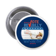 AbstimmungRev. Billy Pin Buttons