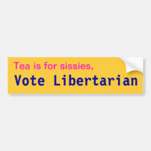 Abstimmungs-Liberalist Auto Sticker