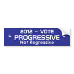 ABSTIMMUNGS-PROGRESSIST 2012 autoaufkleber