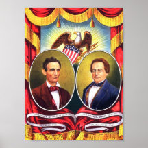 Abstimmungs-Republikaner in '60 Posterdruck