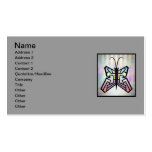 Abstract_Butterfly_Vector Mosaik-Cartoon-Insekten Visitenkartenvorlage