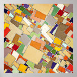 Abstract Colors Composition poster