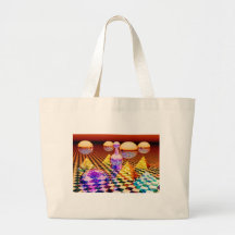 Abstract Figures Tragetasche