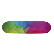 abstract geometric pattern, triangle design skateboards