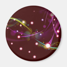 Abstract Light Swirls Magnet