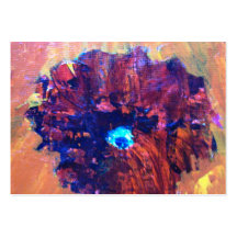 ABSTRAKTE BLUME VISITENKARTE