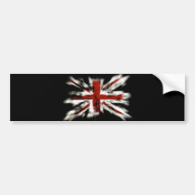 Abstrakte BRITISCHE Flagge Auto Aufkleber