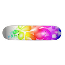 Abstrakte Farbe Personalisiertes Skateboard