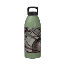 Abstrakte Freiheits-Wasser-Flasche - Strudel Wasserflasche