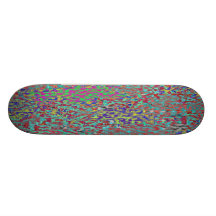 ABSTRAKTE KUNST BEDRUCKTES SKATEBOARD