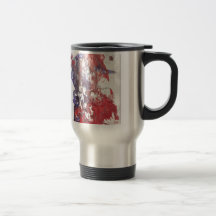 abstrakte Kunst Kaffeetasse