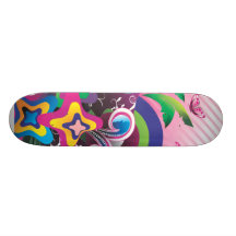 Abstrakte Kunst Personalisiertes Skatedeck
