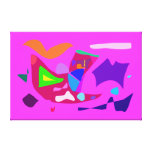 Abstrakte Malerei-Glück-viel Glück-Freude 118 Galerie Gefaltete Leinwand