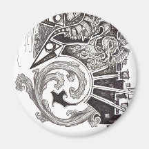 Abstrakte Reptilien Magnete