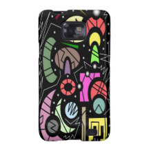 abstrakte städtische 12 galaxy SII cover