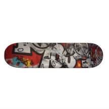 Abstrakter Graffiti - Skateboard Skateboardbrett