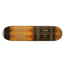 ABSTRAKTER KUNST-SONNENUNTERGANG PERSONALISIERTE SKATEBOARDS