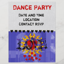 Abstrakter LiebeValentine Flyerdesign