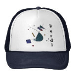 Abstrakter Verdi Hut Truckercap
