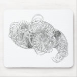 abstrakter Wirbel Mousepad