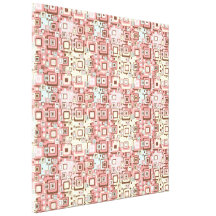 Abstraktes rosa Quadrat-Muster Leinwanddruck