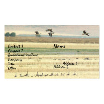 Abweichen-Gans-Visitenkarte