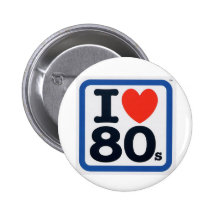 Abzeichen 80er der Liebe I Anstecknadelbuttons
