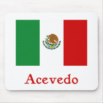 Acevedo mexikanische Flagge mauspads