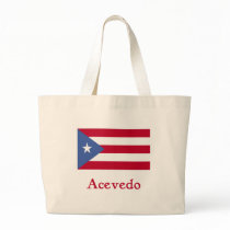 Acevedo Puertorikaner-Flagge taschen