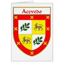 Acevedo Wappen/Familienwappen karten