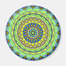 Achsen-Pop-KunstMandala Magnete
