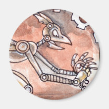 Acht von Münzen Kühlschrankmagnete