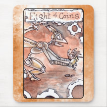 Acht von Münzen Mousepads