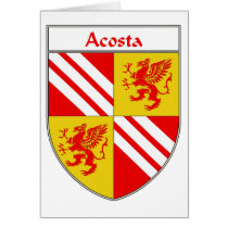 Acosta Wappen/Familienwappen karten