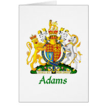 Adams-Schild von Großbritannien karten