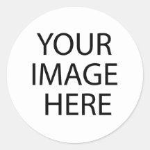 Addieren Sie Ihr eigenes Bild oder Text Runde Sticker