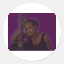 ADDIS-GITARRE RUNDER STICKER