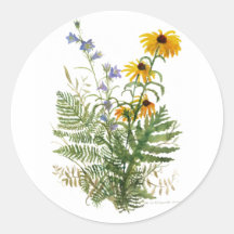 Adirondack Blumenaufkleber