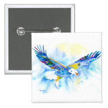 Adler-Fliegen in den Blues-Geschenken u. den Häute Anstecknadelbuttons